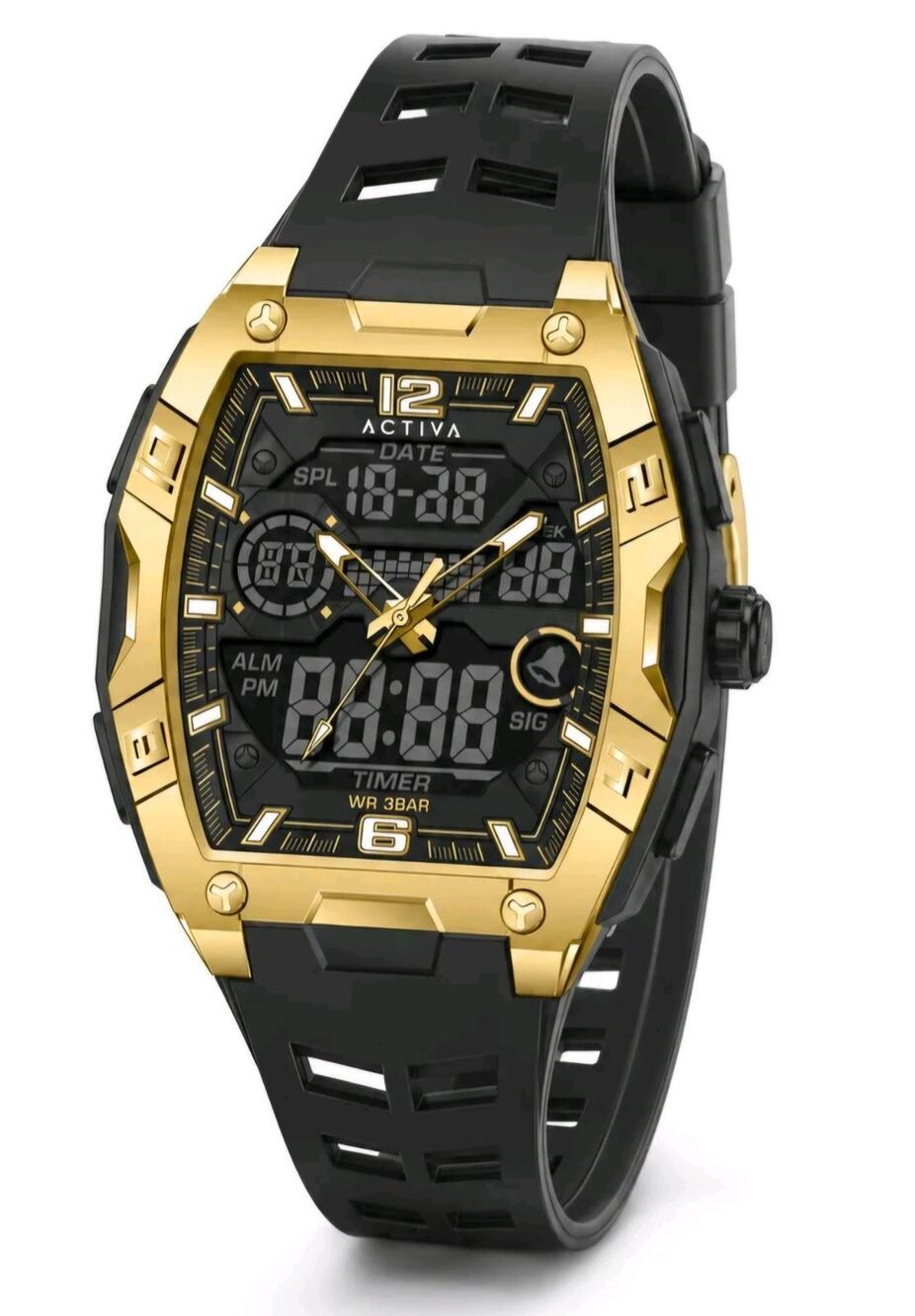 ACW8131-005 Activa Date Men’s Sport Watch Analog-Digital Date Alarm 30M